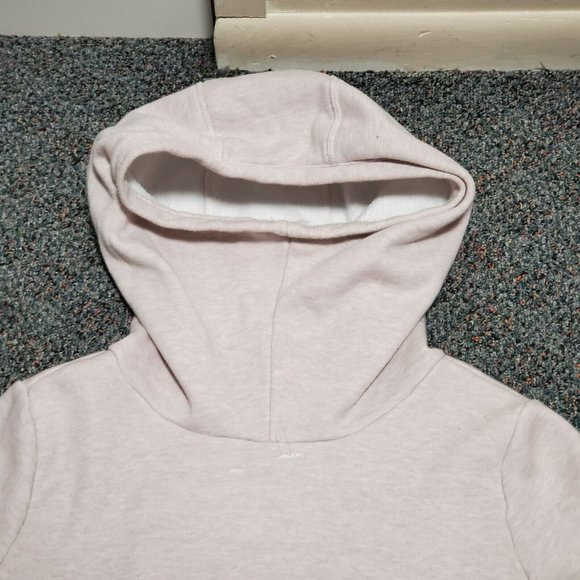 Fabletics Cowl Neck Zaylee Fleece Hoodie Heathered Pink/Gray Size Small S‎ - Picture 3 of 8
